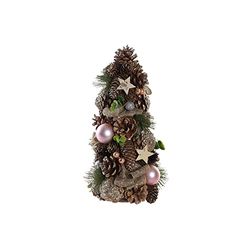 DKD Home Decor Kerstboom Ananas, 17 x 17 x 30 cm