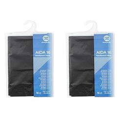 Mouldmaster Aida 16 Black, 39cm x 45cm (Pack of 2)