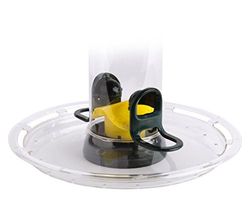 Kleine zaadbak voor vogelvoeders in de tuin - Jacobi Jayne® BigEasy™ Clear Zaadbak - Grote Zaadbak Kan worden bevestigd aan BigEasy™ Feeders om zaadmengsels en mengsels te vangen.