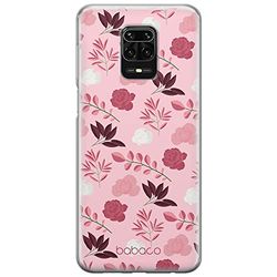 ERT GROUP mobiltelefonfodral för Xiaomi REDMI NOTE 9 PRO/ 9S originalt och officiellt licensierat Babaco mönster Flowers 020 anpassad till formen på mobiltelefonen, fodral tillverkad av TPU-plast