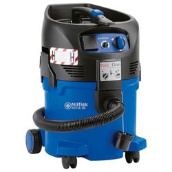 Nilfisk ATTIX 33-2H PC 30L 1400W zwart, blauw - stofafzuiging (30 l, 1400 W, zwart, blauw, drogen, 75 l/s, 250 mbar)