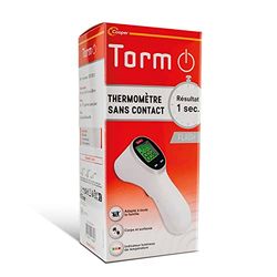 TORM - Termómetro sin contacto Flash - Toma de temperatura a distancia - Termómetro de pistola con tecnología infrarroja - Termómetro premium - 1 unidad