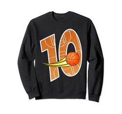 Basket 10° Compleanno - 10 Anni - Compleanno Per Bambini Felpa