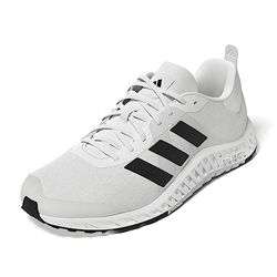 adidas Everyset Trainer, Scarpe da Running Unisex-Adulto, Bianco, Nero, Grigio (Ftwbla Negbás Griuno), 50 2/3 EU