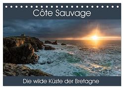 Côte Sauvage - Die wilde Küste der Bretagne (Tischkalender 2024 DIN A5 quer), CALVENDO Monatskalender: Beeindruckende Bilder einer dramatischen Küstenlandschaft