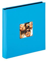 Walther Design Fotoalbum Ocean Blue 400 foto's 10x15 cm Insteekalbum met omslaguitsparing, Fun EA-110-U