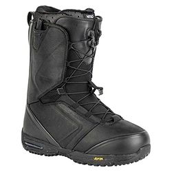 Nitro Snowboards El Mejor TLS Botas de Snowboard, Hombres, Black, MP 25,0 // EU 38 2/3 // US 7