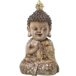 Alexandra House Living Decorative Figure Acrylic Plastic Melamine Buddha 13 x 10 x 23 cm