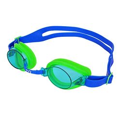 Tyr Kid's Qualifier Goggle Lunettes de Natation Enfant Mixte, Green/Blue, S