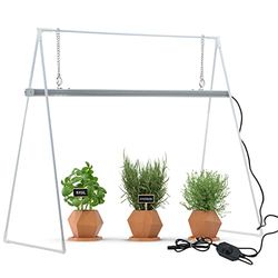 Parus by Venso GrowLight Duo apparecchio per piante con supporto, stimolazione della fotosintesi e formazione di clorofilla, lampada di crescita a LED, luce di crescita per piante da interno, ortaggi, fiori