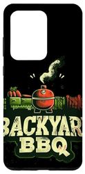 Coque pour Galaxy S20 Ultra Tenue de barbecue amusante pour la saison des barbecues avec des amis