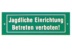 Akah schild jachtinrichting