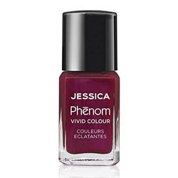 JESSICA | Phenom Vivid Colour Nail Polish | Long-lasting Gel-like Nail Polish without UV Lights coming in vivid & pigmented colours | The Royals | 14 ml