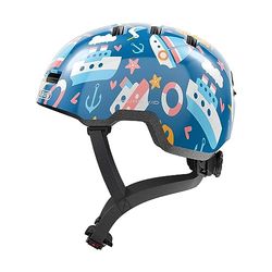 ABUS Skurb Kid Unisex jeugd fietshelm, blauw (blauwe matroos), M (50-55 cm)