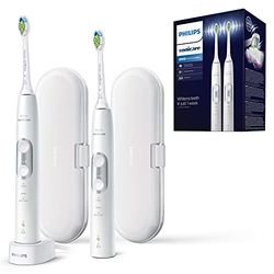 Philips Sonicare HX6877/34 spazzolino elettrico Adulto Spazzolino elettrico sonico Argento, Bianco