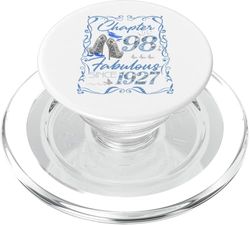Chapter 98 Fabulous Since 1927 Diamond Heels 98th Birthday PopSockets PopGrip para MagSafe