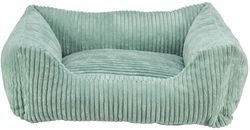 TRIXIE Cuccia ortopedica Vital Jonna, 100 x 70 cm, colore grigio, cuscino per cani di alta qualità con memory foam, per cani anziani, non danneggia le articolazioni e allevia – 37266