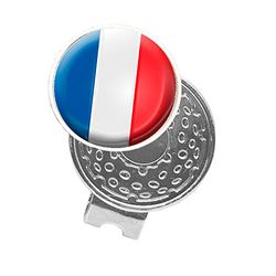 Asbri Golf Unisex Adult France Cap Clip - Silver, N/A