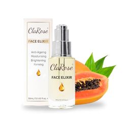 ClaRose 100% Natural Face Elixir - Anti-Ageing, Moisturising, Brightening, Firming - Luxury Oil selection - Vegan - 30ml