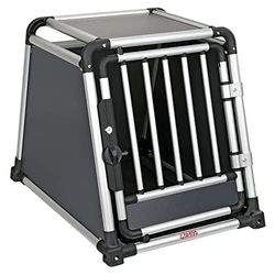 Lampa 60506 Premium, trasportino in Lega di Alluminio, specifico per Il Trasporto di Animali in Auto - Type 6-55 x 77 x H 60 cm