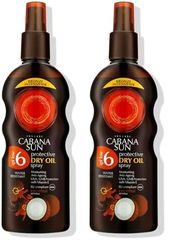 Cabana Sun CABANA Deep Tanning Dry Oil Spray SPF6-200 ml (Pack of 2)