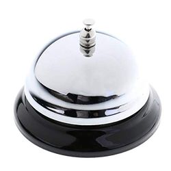 Polished Metal Table Bell For Hotel Reception Restaurant Hotel
