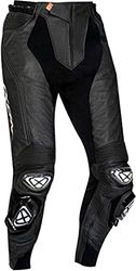 Ixon Vendetta Evo Motorbroek van leer (zwart/wit, XXL)