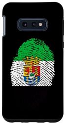 Carcasa para Galaxy S10e Bandera de Extremadura Huella Digital España