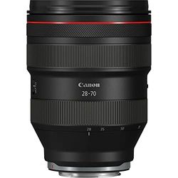 Canon - Objetivo RF 28-70mm f/2 L USM (Abertura f/1,2, Enfoque mínimo de 0,39 m, Motor USM, Abertura de 9 Hojas, Elementos del Objetivo UD, Serie L) Negro