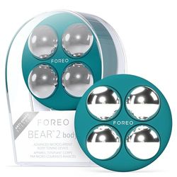 FOREO BEAR 2 body, Tonificador corporal con Advanced Microcurrent, Masajeador celulitis y drenaje linfático, Reafirma y define, Anticelulítico, Evergreen