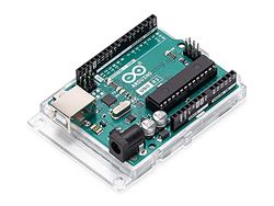 Arduino Uno REV3 [A000066] – Ontwikkelingskaart met ATmega328P microcontroller, 14 digitale I/O-pinnen, 6 analoge ingangen, 16 MHz klok, USB-aansluiting, Ideaal voor Educatie en Prototyping