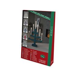 Konstsmide 3586-480 Chandelier, Bois, 21 W, Clair, 33 x 8 x 50 cm