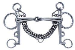 PFIFF, Morso Pelham snodato, Argento (Argent), 13,5 cm