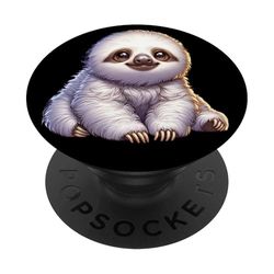 Paresseux x mignon bébé paresseux PopSockets PopGrip Adhésif