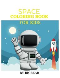 Space coloring book for kids