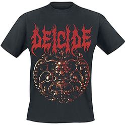 DEICIDE T-shirt pour homme Noir Regular, Noir, XL