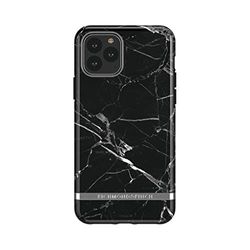 RICHMOND & FINCH Ontworpen voor iPhone 11 Pro Max Hoesje, Zwart Marmer Hoesje met Zilveren Details voor iPhone 11 Pro Max