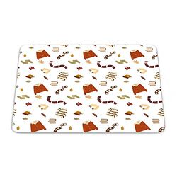 Questo Casa, Tappetino per mouse con stampa digitale, antiscivolo, per ufficio, dimensioni: 22 x 18 cm
