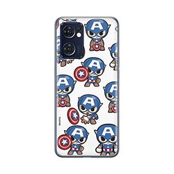ERT GROUP mobiltelefonfodral för Oppo RENO 7 5G originalt och officiellt licensierat Marvel mönster Captain America 029 optimalt anpassad till formen på mobiltelefonen, fodral tillverkad av TPU-plast