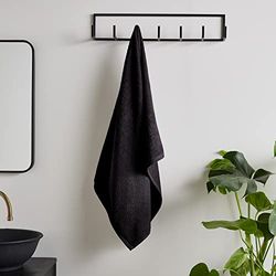 Catherine Lansfield Quick Dry Cotton Bath Towel Black
