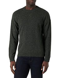 Sisley Herr L/S 121NS100V tröja, mörkgrön 67N, S