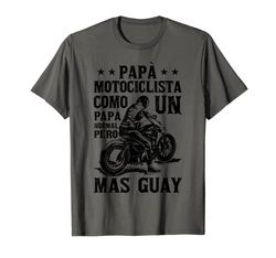 Hombre Regalo Papá Motero Motociclismo Papás Guays Van En Moto Camiseta