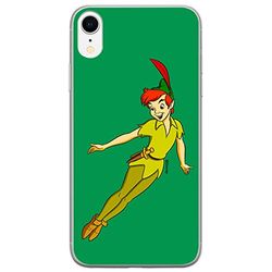 ERT GROUP mobiltelefonfodral för Iphone XR originalt och officiellt licensierat Disney mönster Peter Pan 001 optimalt anpassad till formen på mobiltelefonen, fodral tillverkad av TPU-plast