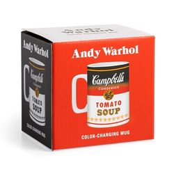 Galison, 200 milliliters, Andy Warhol – Soup Can Color Changing Ceramic Mug