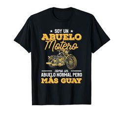 Soy Un Abuelo Motero Motociclismo Divertido Camiseta