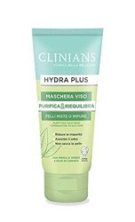 CLINIANS | Hydra Plus Testowana dermatologicznie maska oczyszczająca twarz, Made in Italy, 75 ml