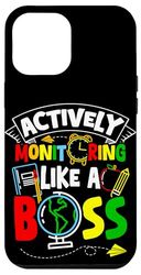 Actively Monitoring LIKE A Boss Actively Monitoring Boss Case for iPhone 12 Pro Max