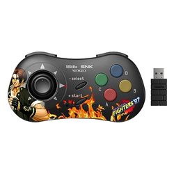 8Bitdo Manette Kyo Kusanagi Bluetooth Style SNK Neo Geo CD - Compatible PC Windows, Android & Neo Geo Mini