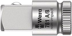Wera 781 A/B Adaptateurs: 1/4" - 3/8 x 25.2 mm Mat