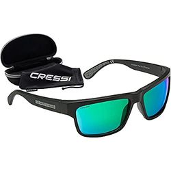 Cressi Ipanema Óculos de sol unissexo, cinzento/verde, tamanho único